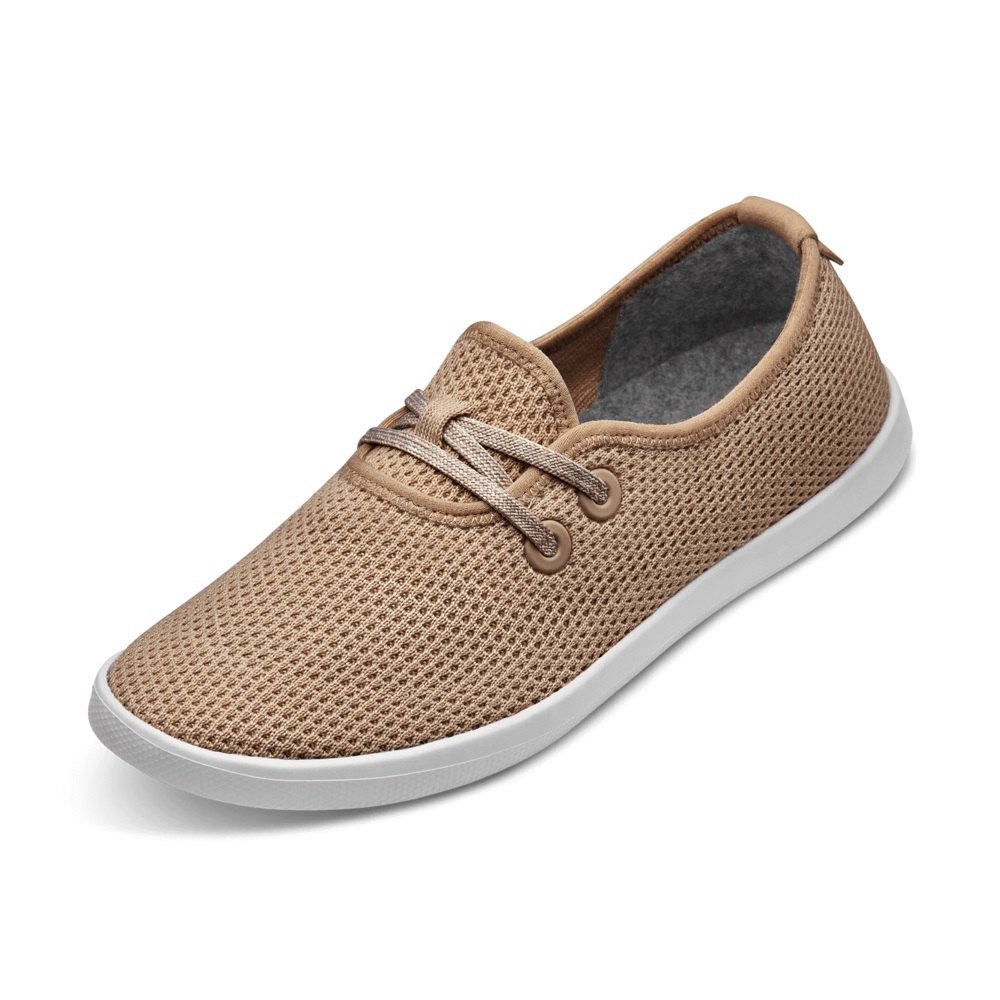 Allbirds Men's Boat Shoes Khaki - Tree Skippers - 08716JCTB